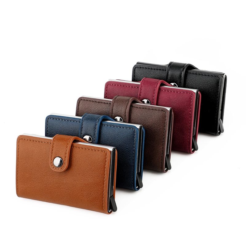 2022 Ny RFID antimagnetisk boks med aluminiumsskall som automatisk popper opp kortdeksel for menn og USD-klips_voghion.com