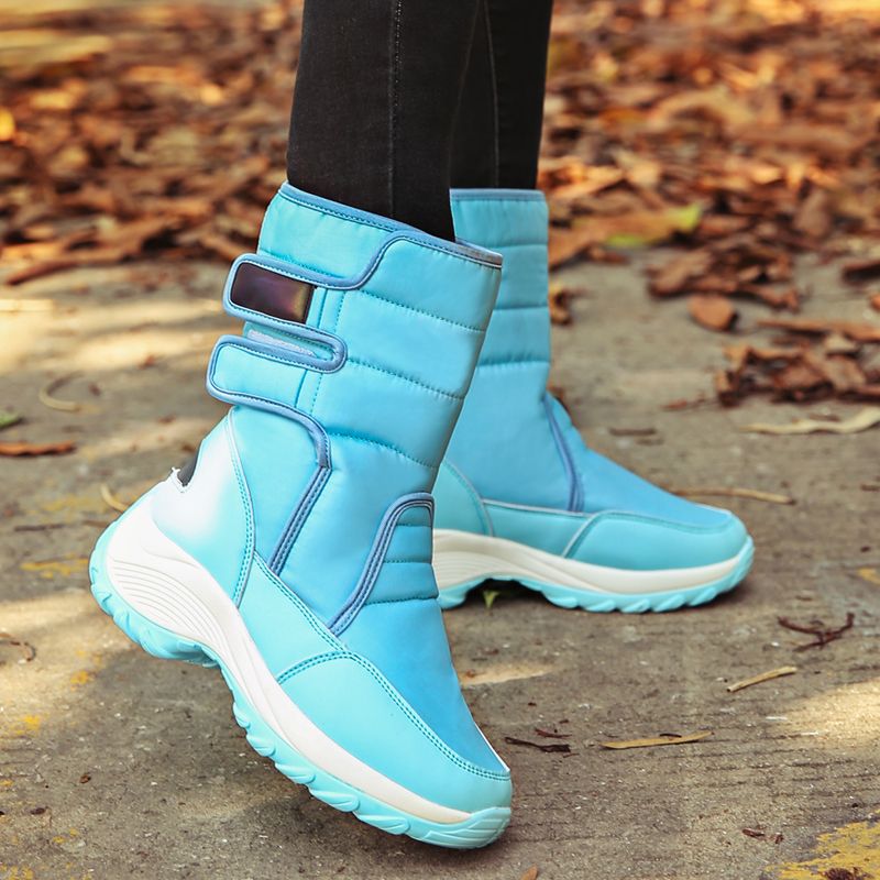 HZCL New High-top Cotton Shoes With Suede Warm Women's Shoes And Long-barreled Snow Boots In Winter_voghion.com