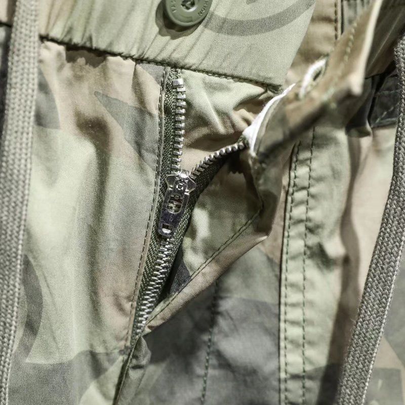 Camouflage werkkleding shorts voor heren in de zomer van 2024, los en casual trendy merk, externe broeken,_voghion.com
