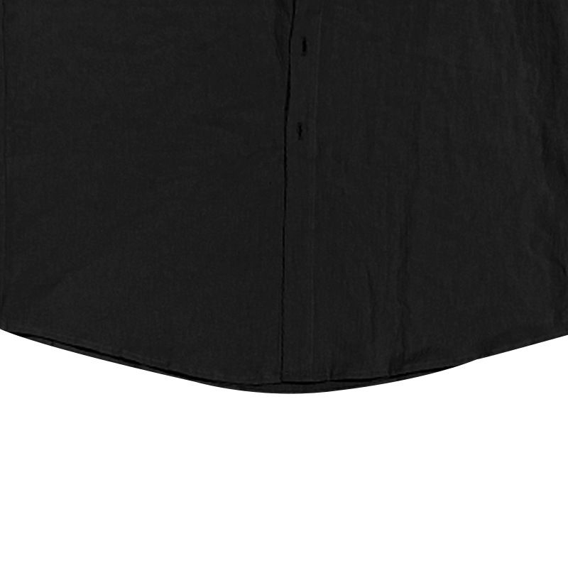 Completo da uomo in stile americano, casual, casual, da spiaggia, con protezione solare, a maniche lunghe e pantaloni, in lino, quattro stagioni_voghion.com