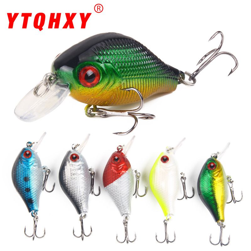 Rock Little Fat Guy Lure High Carbon Steel Treble Hook Floating Water Simulation Bait Fishing Gear Supplies_voghion.com