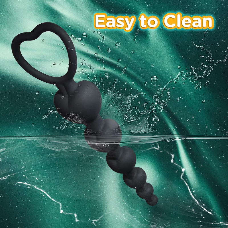 Perline Butt Plug in silicone per principianti, MRKIER 7,48 pollici Giocattoli sessuali anali per uomini e donne, Punto G Prostata vaginale_voghion.com