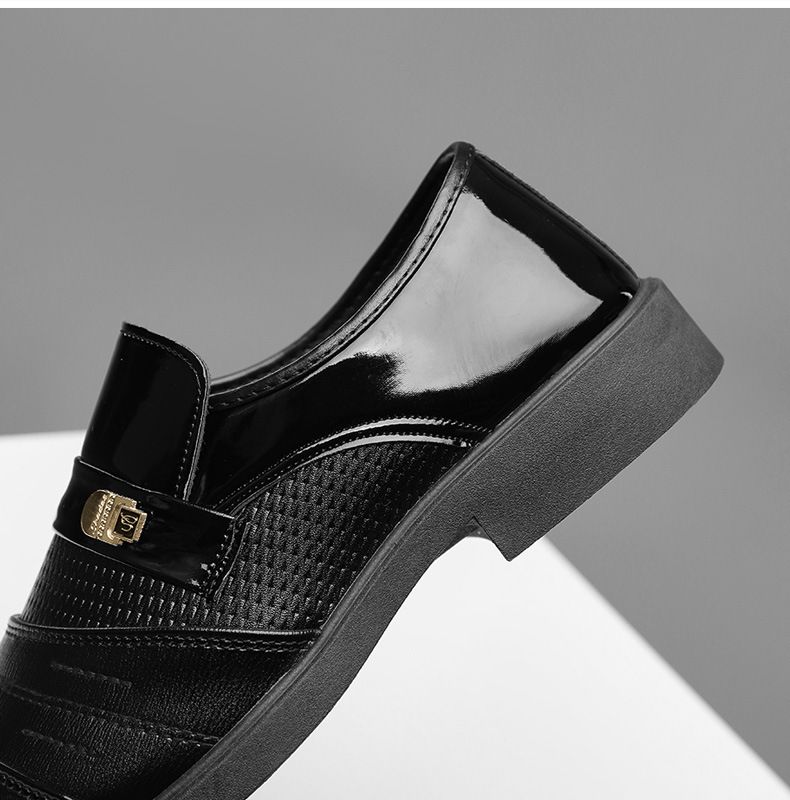Oxford Loafer til mænd Bryllupssko Fodtøj Laklæder Ruskind Snørebånd Business_voghion.com