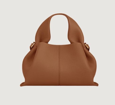 Knödelhandtasche aus Rindsleder mit neun Litschi-Narben, modische neue Empfehlungen für 2025_voghion.com