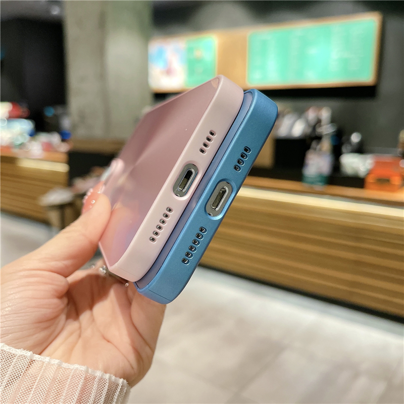 Dla iPhone 14 Pro Max luksusowe olśniewające linie CD kwadratowa silikonowa ramka etui na telefon dla iPhone 11 12 13 14Plus osłona obiektywu_voghion.com