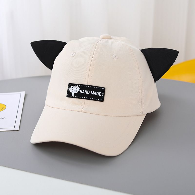 Orecchie di gatto carine (pane a forma di orecchio di gatto al vapore) occhiali da pilota berretto uomo e donna strada hip-hop moda divertente due indossare_voghion.com