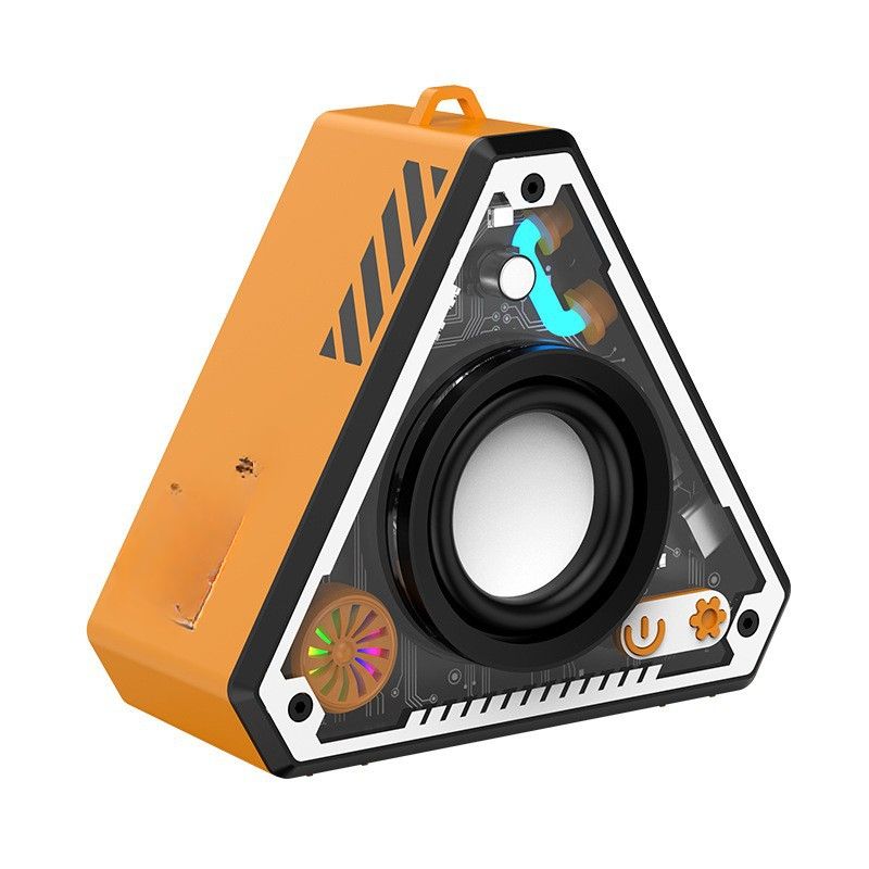 V2 Mini-Subwoofer, hohe Klangqualität, Bluetooth-Lautsprecher, tragbarer Desktop-Stereo-Mecha, kleine Stahlkanone_voghion.com
