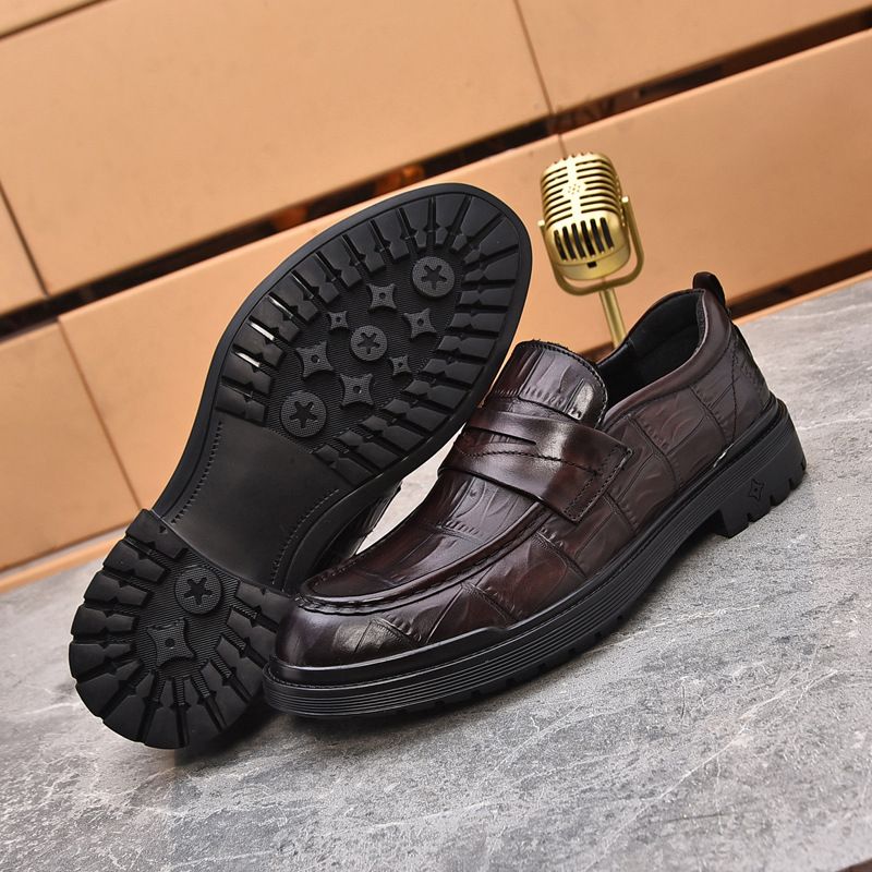 ShoeGlobe Herrenschuhe im britischen Stil, Business-Schuhe für Trauzeugen, schwarze, formelle Schuhe mit weicher Sohle, Sommer- und Freizeitschuhe aus Leder, Hochzeitsschuhe für Herren_voghion.com