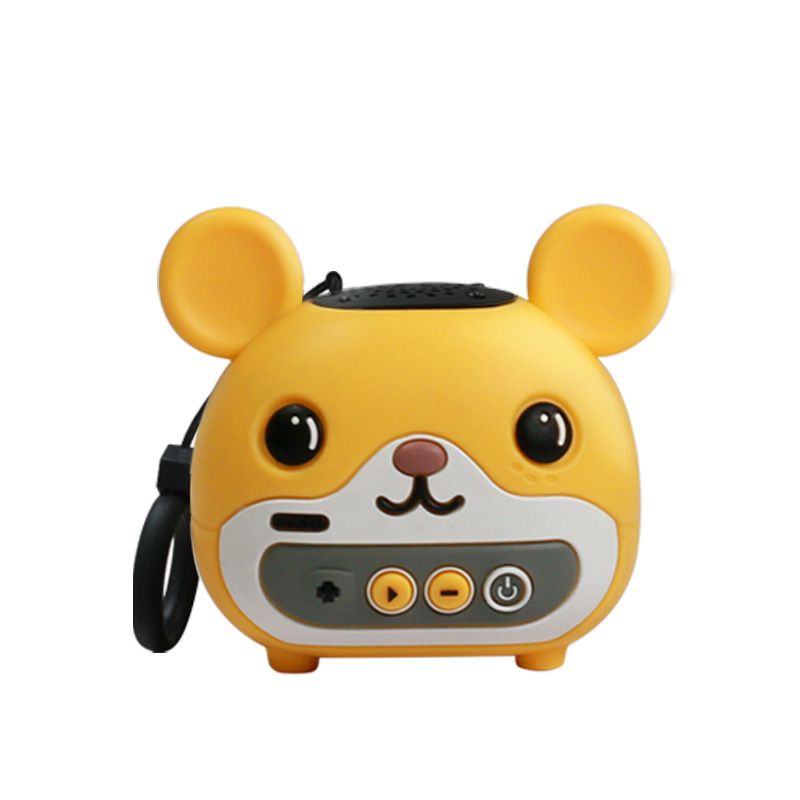 New Creative Cute Fat Mouse Outdoor Waterproof Mini Card Portable subwoofer Bluetooth Speaker_voghion.com