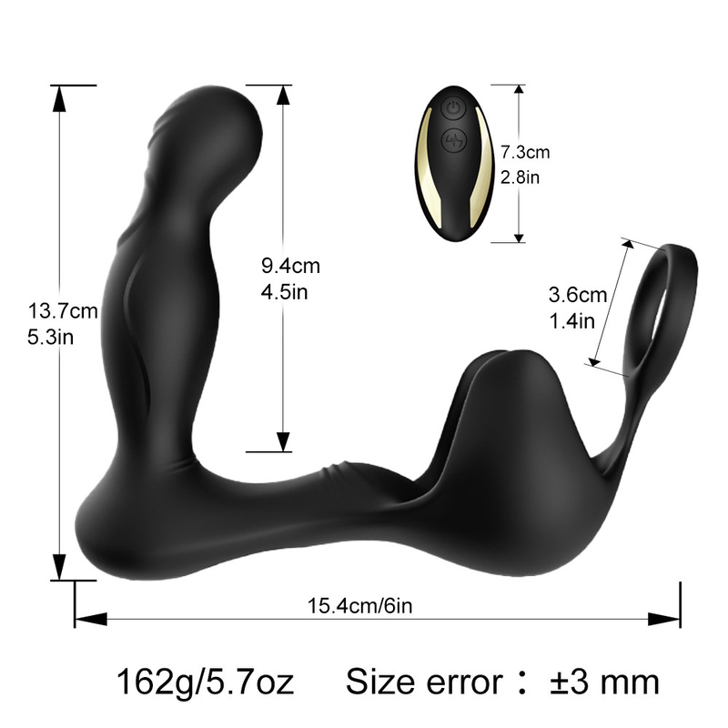 Prostata-Vibrator, 360-Grad-Anal-Plug-Silikon-Plug-In-Ejakulations-Vibrator_voghion.com