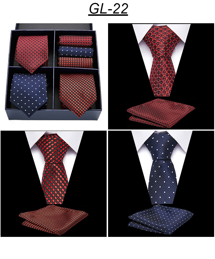 Men's Ties & Handkerchiefs square 7-piece suit high-end suit small square scarf retro pattern groom wedding_voghion.com
