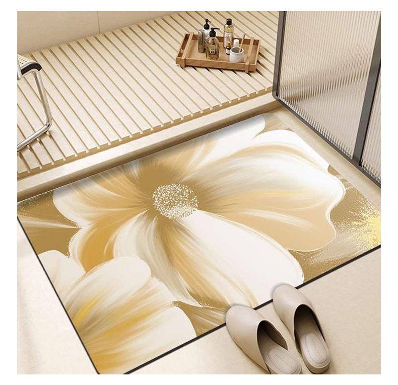 Tappetini per il bagno in fango diatomea, antiscivolo, ad asciugatura rapida, assorbenti, per la casa, per i piedi_voghion.com
