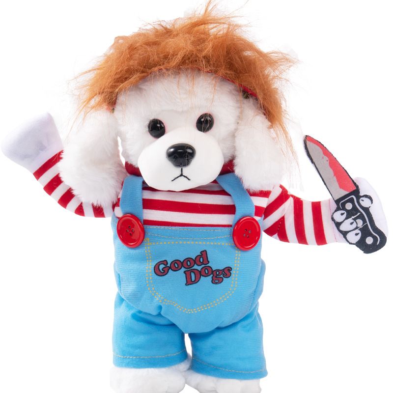 Halloween-Hundekleidung für kleine Hunde, lustiges und skurriles Transformations-Outfit, Teddy-Katze, kreative Haustierbekleidung_voghion.com