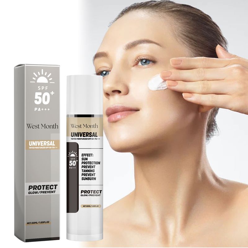 West&Month Multi in One Moisturizes and Repairs Skin, Facial Isolation UV Protection Cream_voghion.com