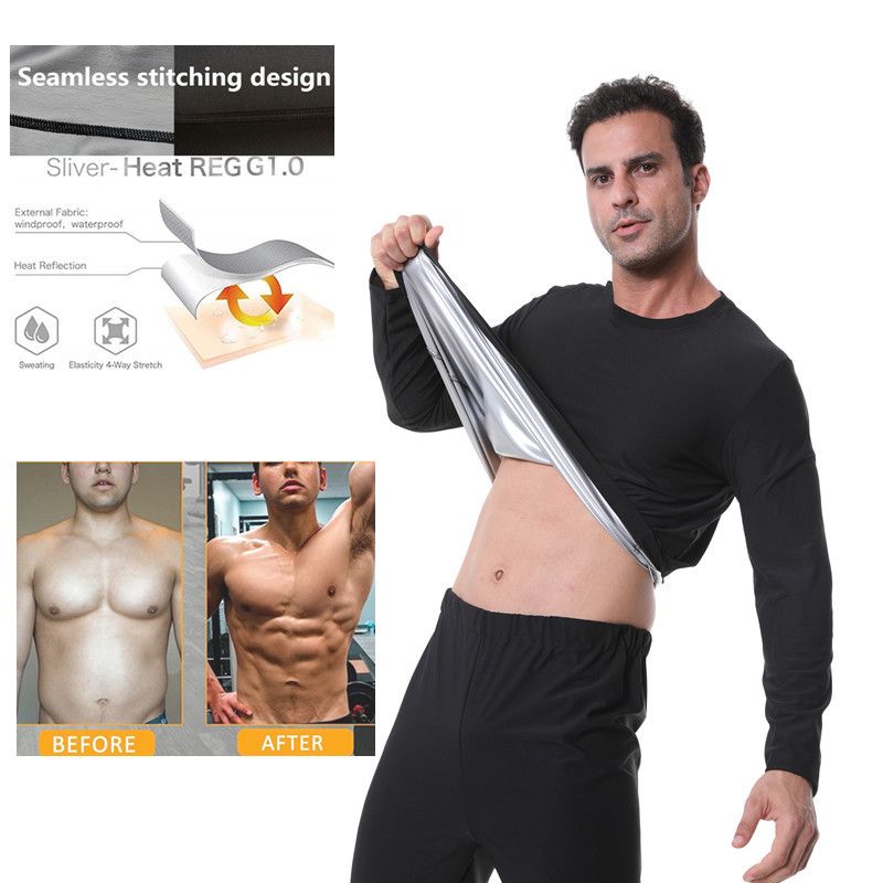 Sweat Prone Suits For Men, Fat Burning, Sweat Wicking, Sweat Prone Suits For Gym, Exercise, Running, And Body Control Suits_voghion.com
