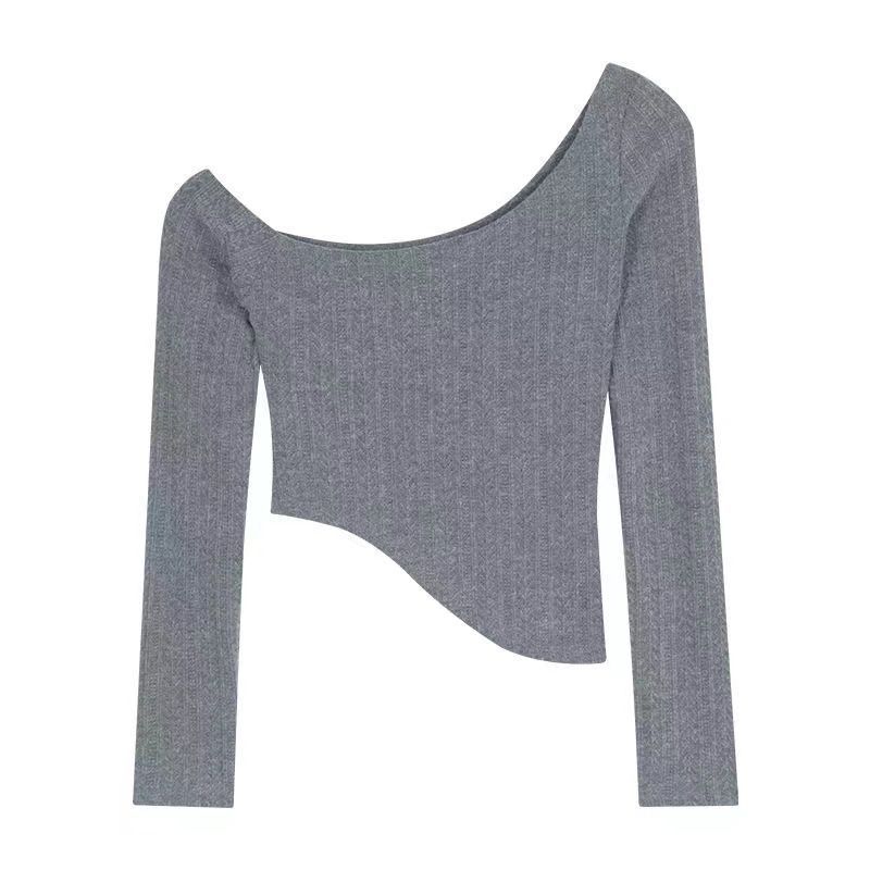 Little Mom Style Pure Desire - Completo con canotta da donna, top coprente irregolare per autunno e inverno, con cintura in vita_voghion.com