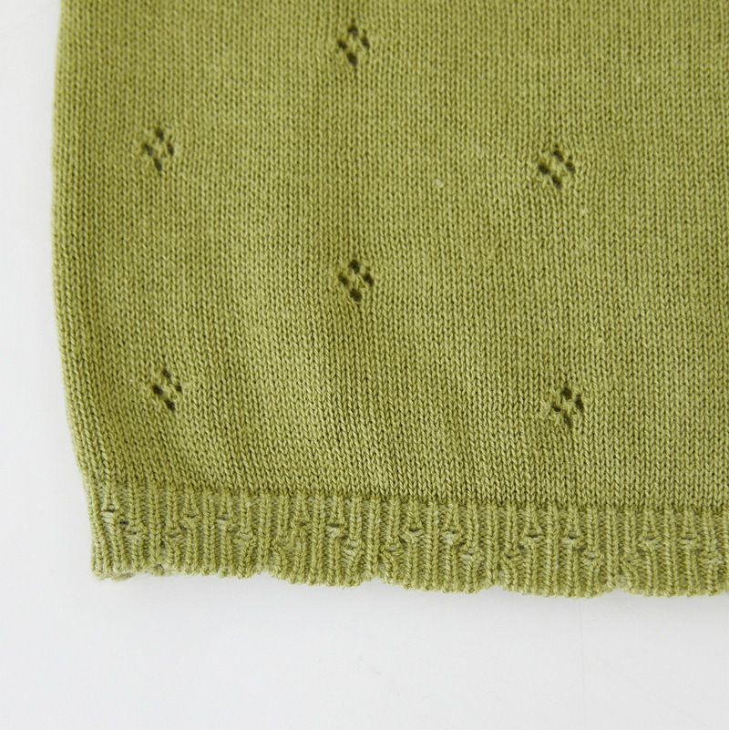 Canotta in pizzo e cotone per bambine – Capo estivo traspirante (80-120 cm, 4 colori + opzioni fiocco)_voghion.com