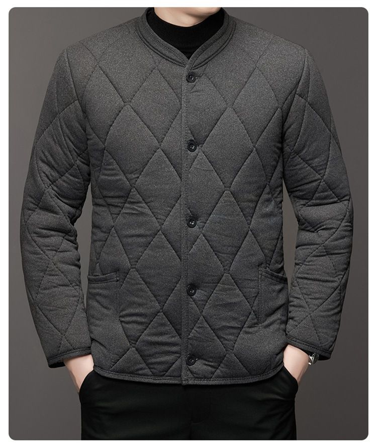 2025 Middle-aged And Elderly Men's Warm Camel Wool Dad's Winter Coat Fleece Lined Thickened Cotton Padded Jacket Top_voghion.com