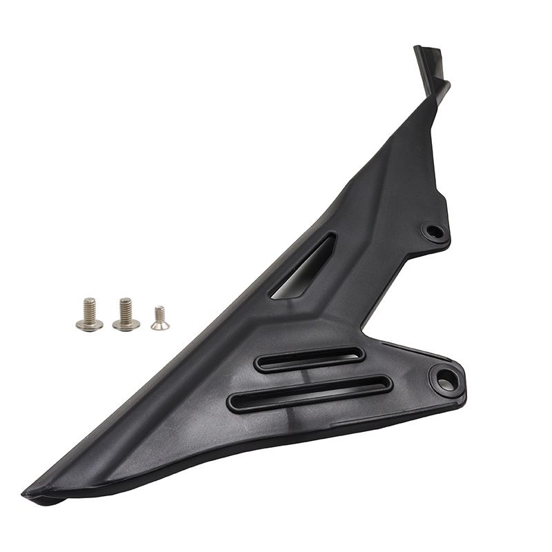 Universal Motorcycle Chain Guard Cover - Durable Black Protective Shield For Bike Chains, Fits Most Models_voghion.com