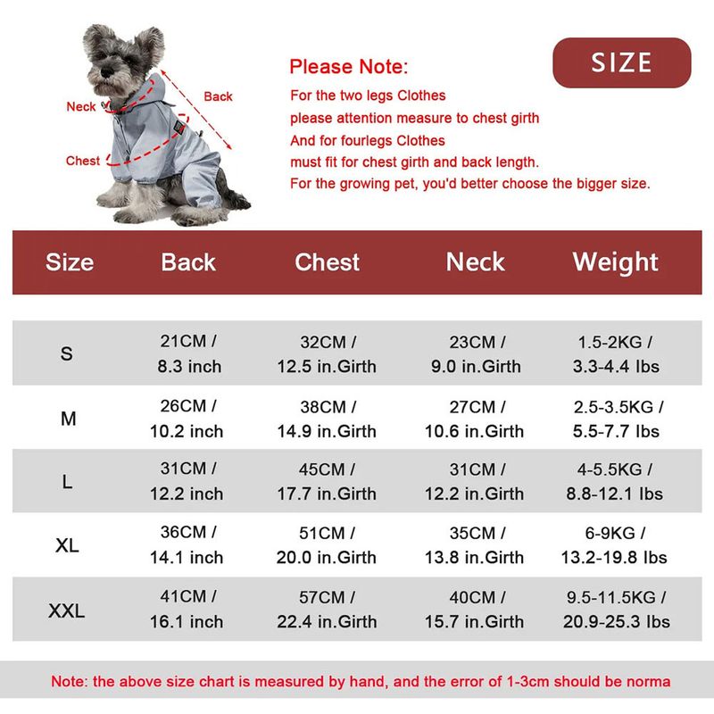 Combinaison imperméable pour chien d'extérieur, vêtements réfléchissants pour chiots de petite et moyenne taille, chihuahua, yorkshire, imperméable à capuche_voghion.com
