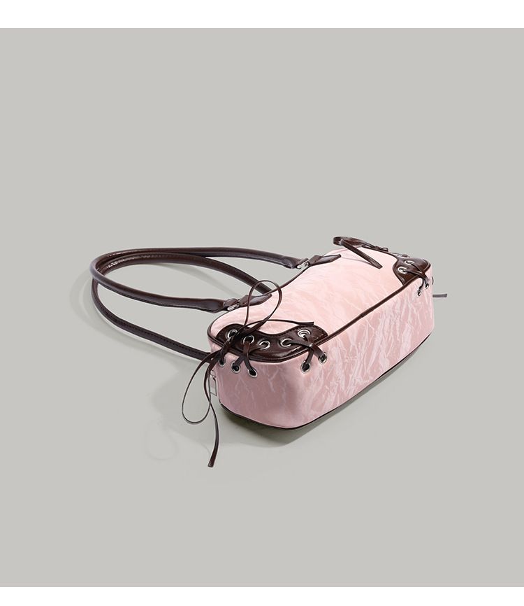 Fashion Niche Bow Boston Design Gradient Bag 2025 Spring New Shoulder Handbag Casual Hundred_voghion.com