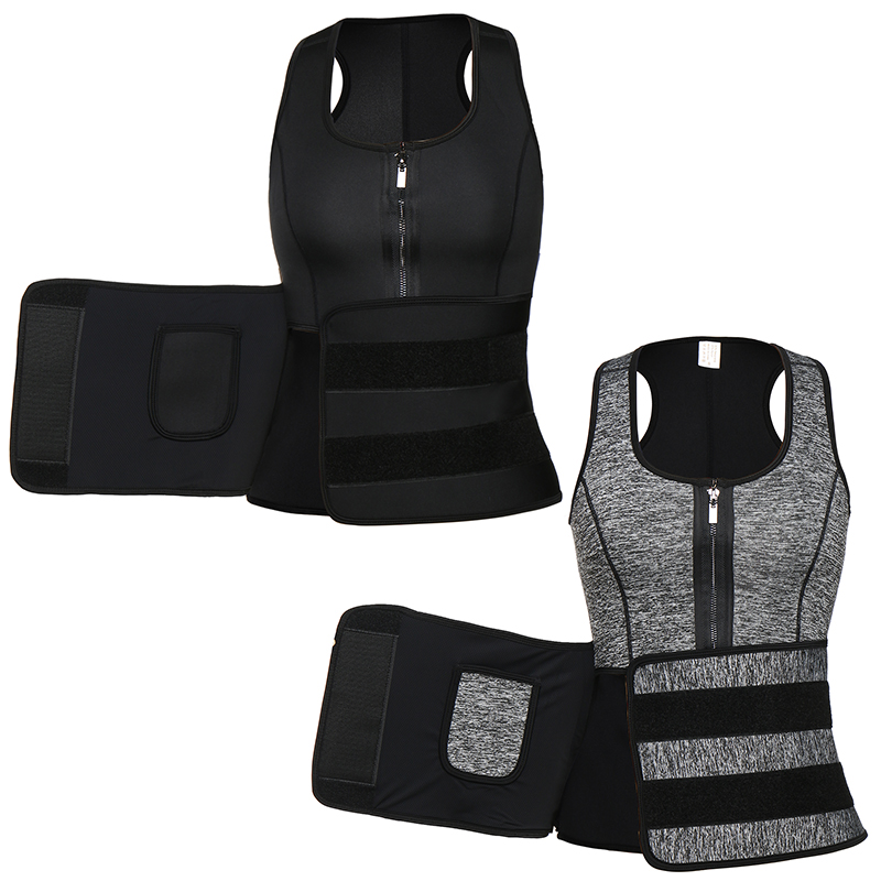Trainer Miesten vyötäröliivit laihduttava Body Shaper -kompressiopaita harjoitustank Top Shapewear Fiess-aluspaita Fat_voghion.com