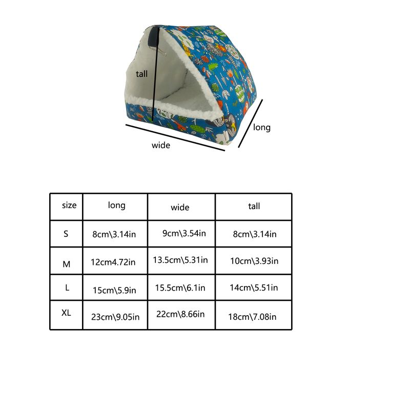 Parrot Hammock Hamster Thickening Nest Small Pet Xuanfeng Bird Peony Bird Bird's Nest Winter Warm Sleeping Bag Squirrel_voghion.com