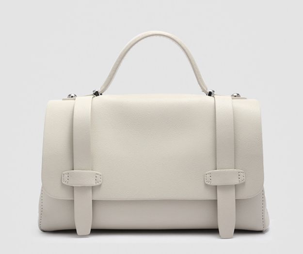 2024 Nuova borsa a tracolla versatile alla moda genuina in morbida pelle con tracolla larga e grande capacità in pelle di mucca da donna_voghion.com