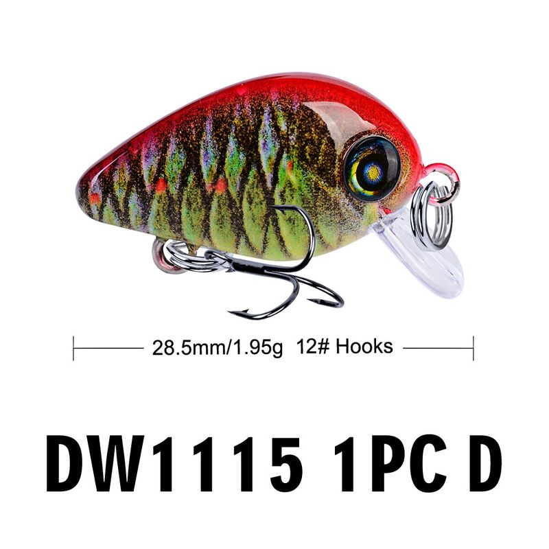 Lure 1.95G Small Rock 28.5mm Sea Fishing Freshwater Painted Fish Bait DW1115 Bionic Design_voghion.com