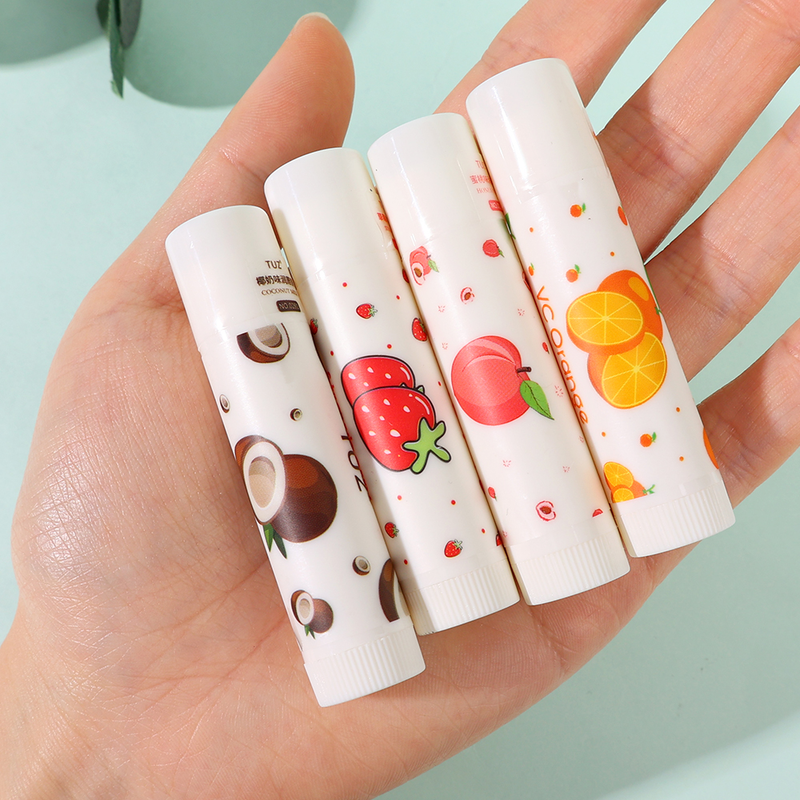 Lip 1PC Fruchtbalsam Pfirsich Nicht klebriger Lipgloss Natürliche lang anhaltende feuchtigkeitsspendende Aufhellung der Lippenlinien Gelee Pl_voghion.com