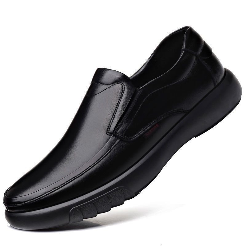 New Soft Leather Comfortable Casual Fashionable And Popular British Low Top Men's Shoes_voghion.com