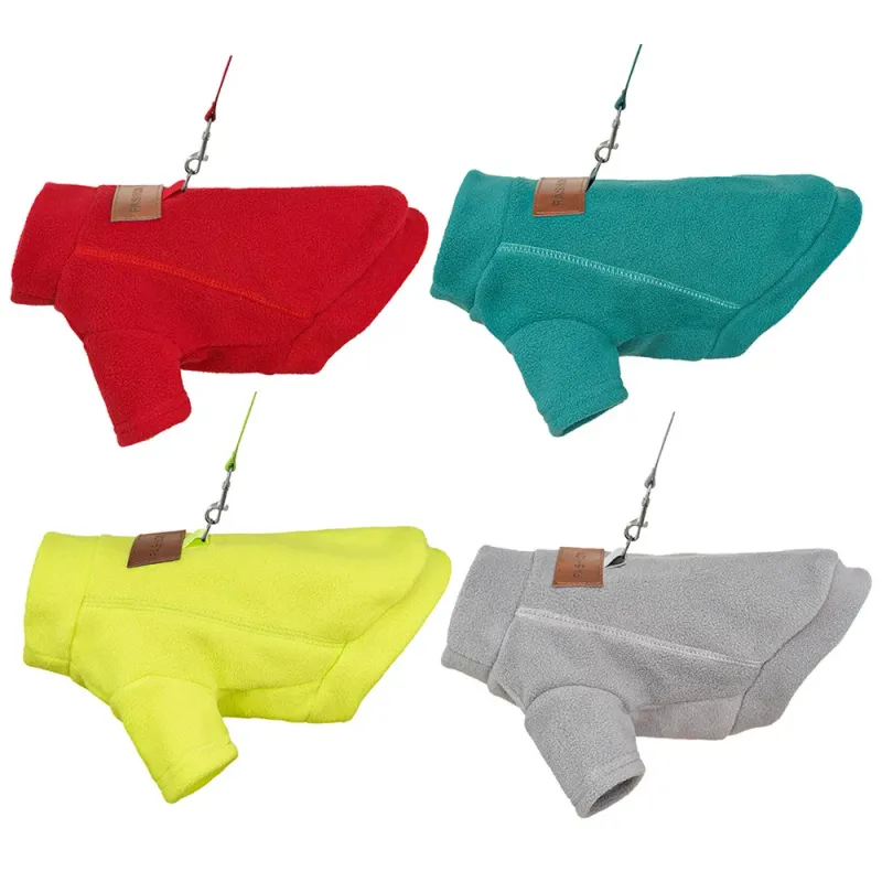 Pullover, Fleece-Kaltwettermantel D, Pullover, Hundejacke, Winterkleidung mit D-Ring für kleine, mittlere und große Hunde von PawParty Store_voghion.com