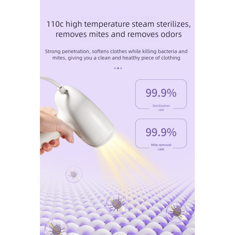Handheld Garment Steamer Household Steam Iron Flat Hanging Dry And Wet Dual-use Machine Portable Dormitory Ironing_voghion.com