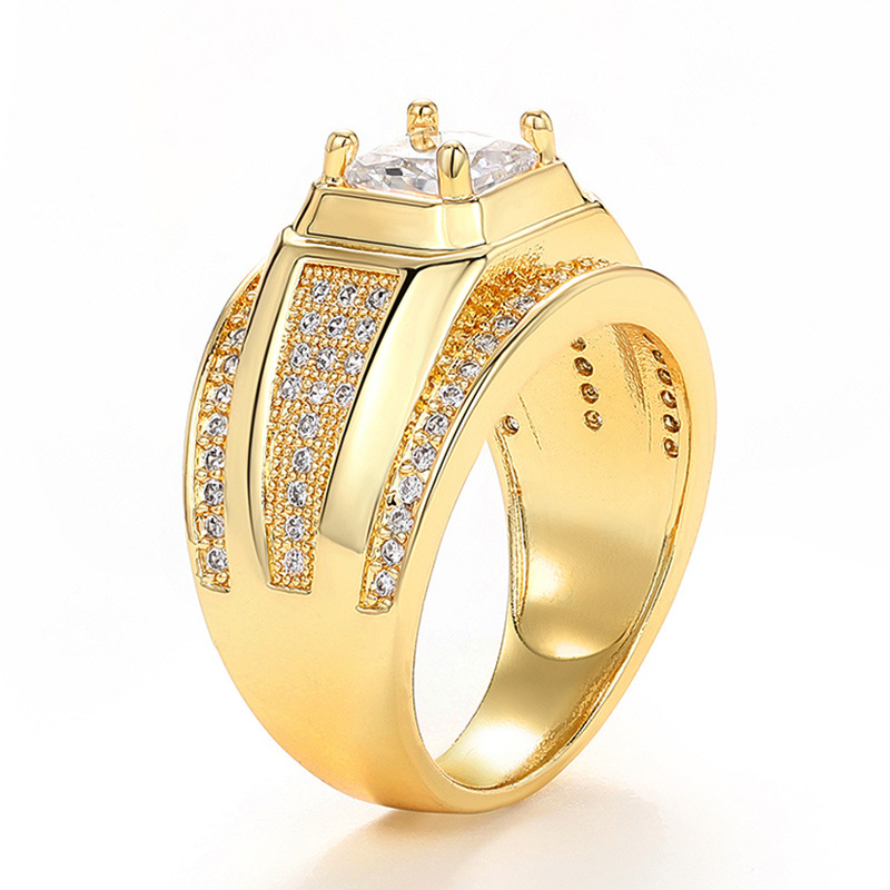Anello di fidanzamento quadrato di lusso per matrimonio di Cao Shi, molto venduto_voghion.com