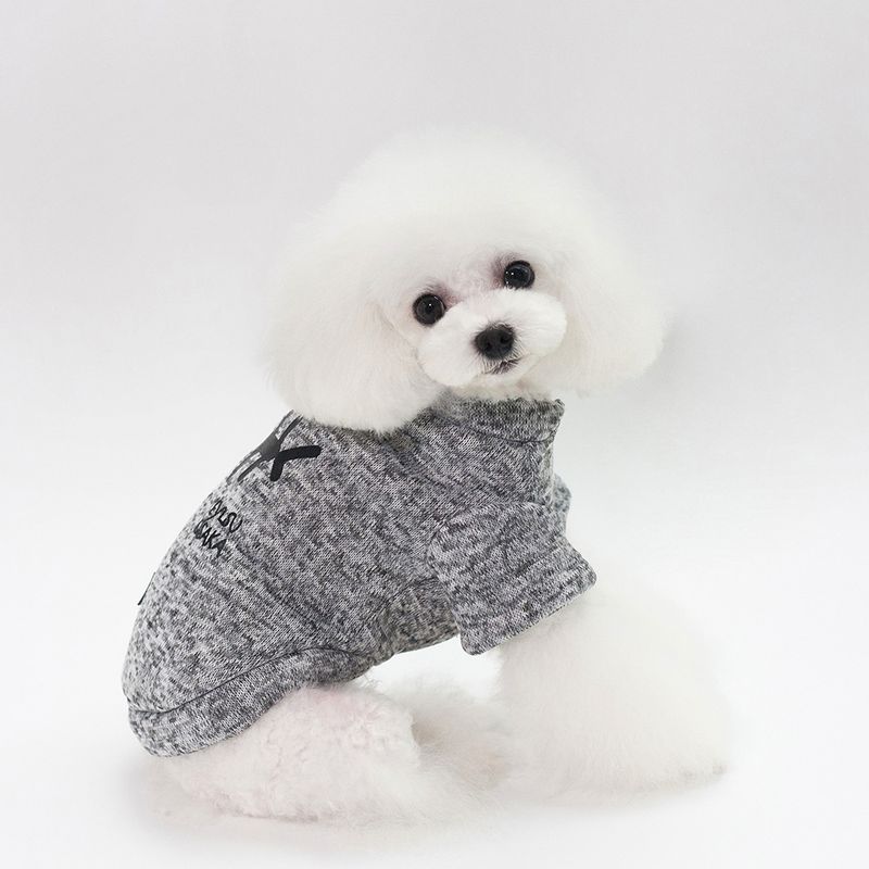 Hundekleidung Haustierkleidung Herbst und Winter Katzenkleidung Teddyhund kleine Hunde Haustierkleidung 18 Fischknochenpullover_voghion.com