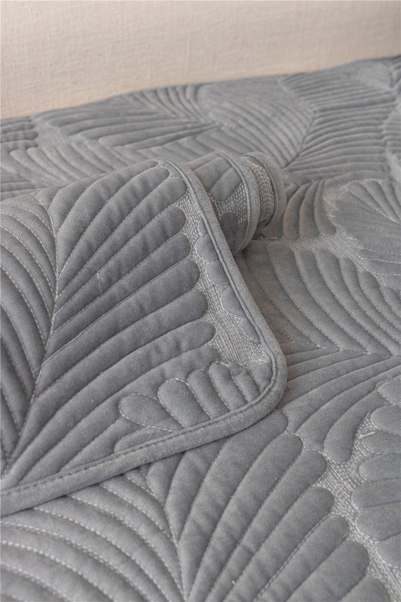 Autumn and winter style ultra soft solid color plush banana leaf sofa cushion modern simple double sofa cushion cloth factory direct sales_voghion.com