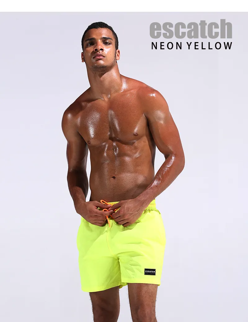Badebekleidung, Badehose, Strand-Boardshorts, Badehose, Badeanzüge, Herren, Laufsport, Surfshorts_voghion.com