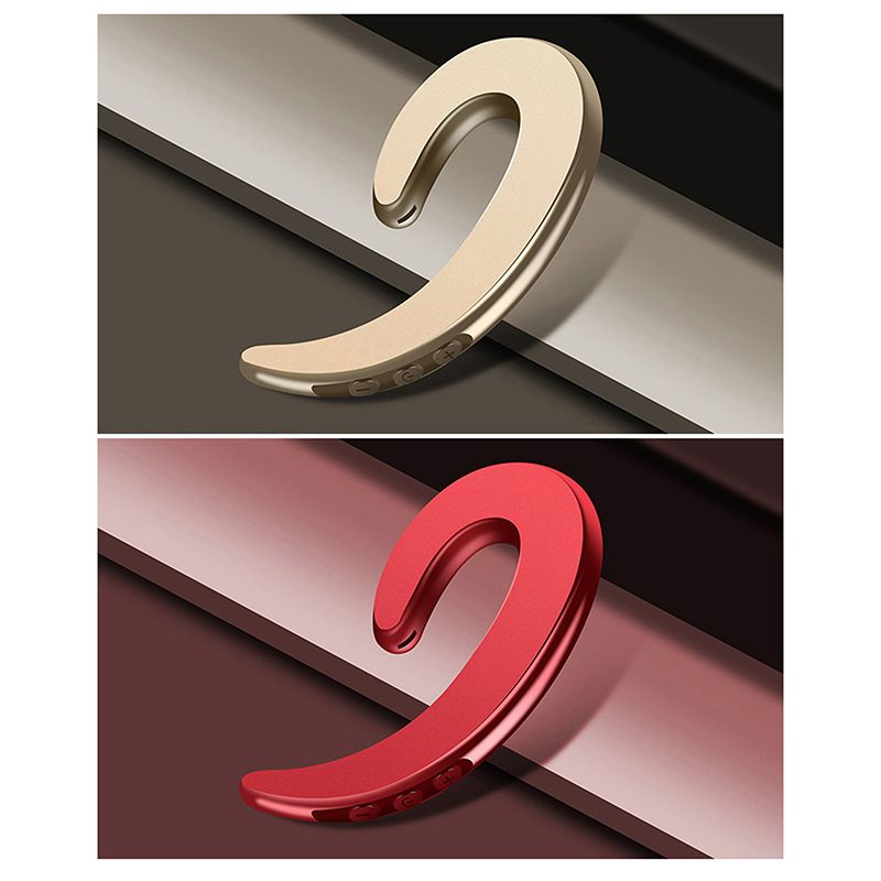 Digital Display Wireless Bluetooth Earphone 3D Stereo Solid Color Bone Conduction Headphones Fashion Long Endurance_voghion.com