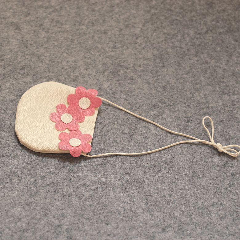 Koreanische Version der Kinder Crossbody Mädchen rosa Prinzessin Tasche Blume Mode Geldbörse_voghion.com