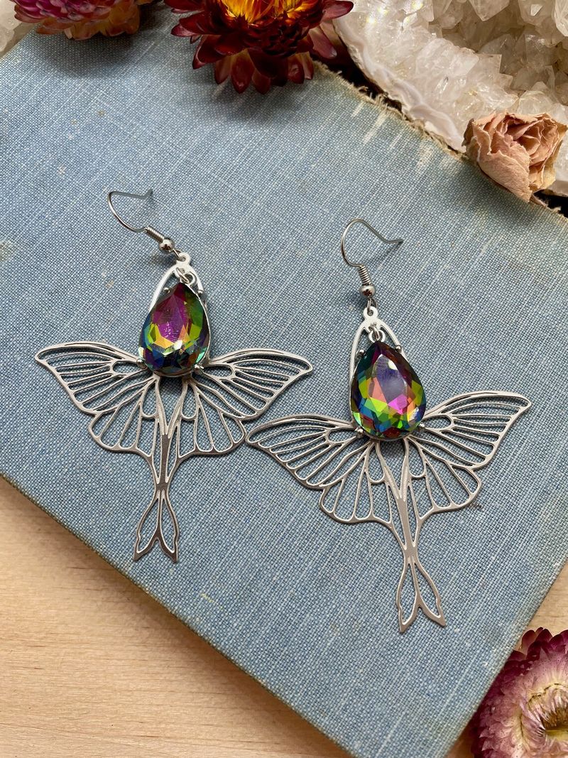 Sieraden & Accessoires Holle Flash Vlinder Mot Hanger Oorhaak_voghion.com