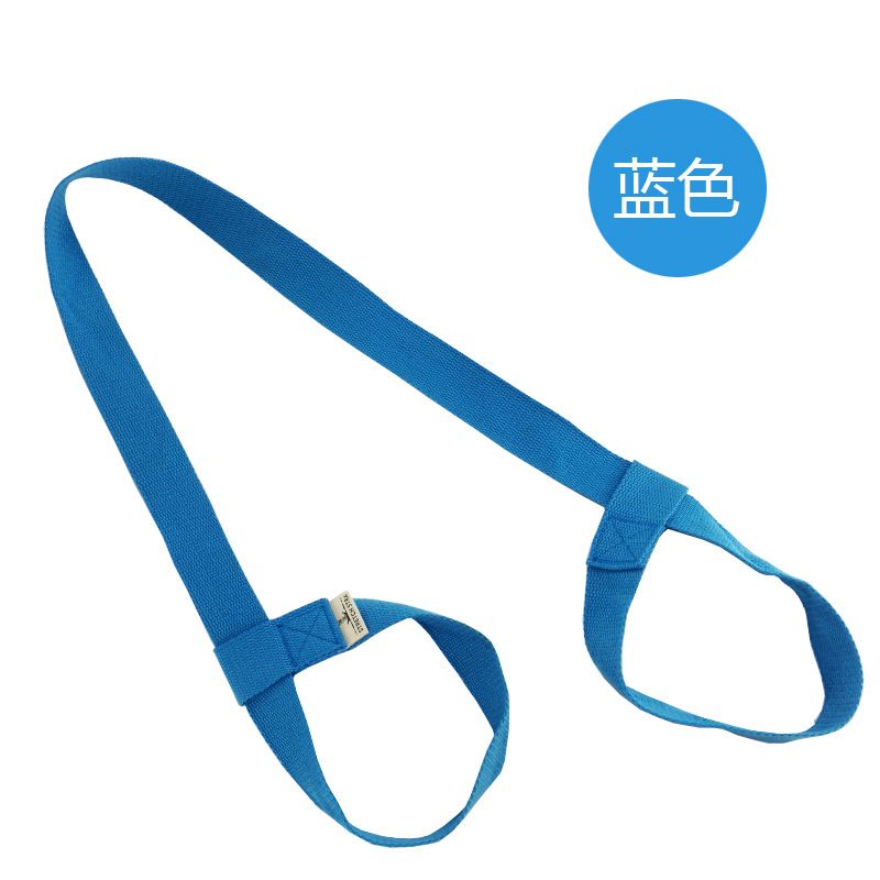 Tragbarer Yogamatten-Rücken-Schultergurt aus Baumwolle, Stretching-Gürtel_voghion.com