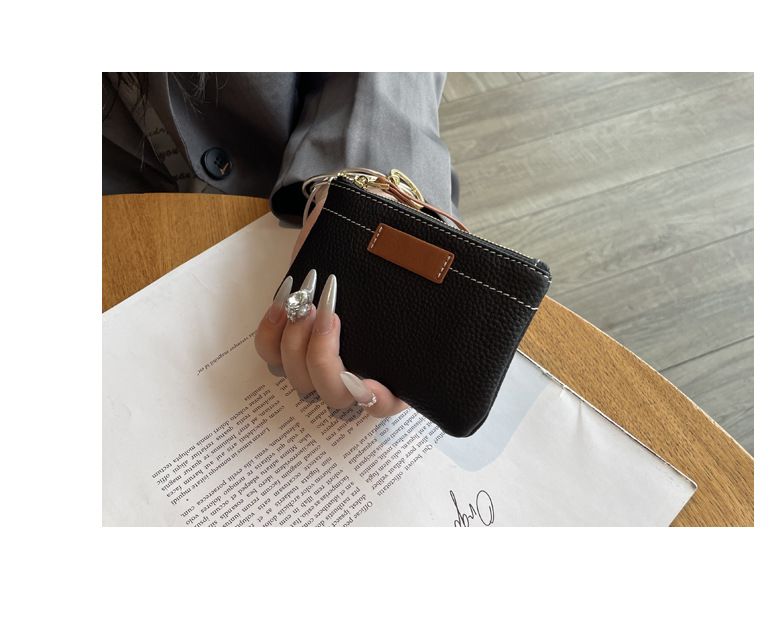 Wallet Card Cases Leather Coin Purse New Ultra Thin Exquisite Mini Compact Key Bag Coin Bag Ladies Short Wallet_voghion.com