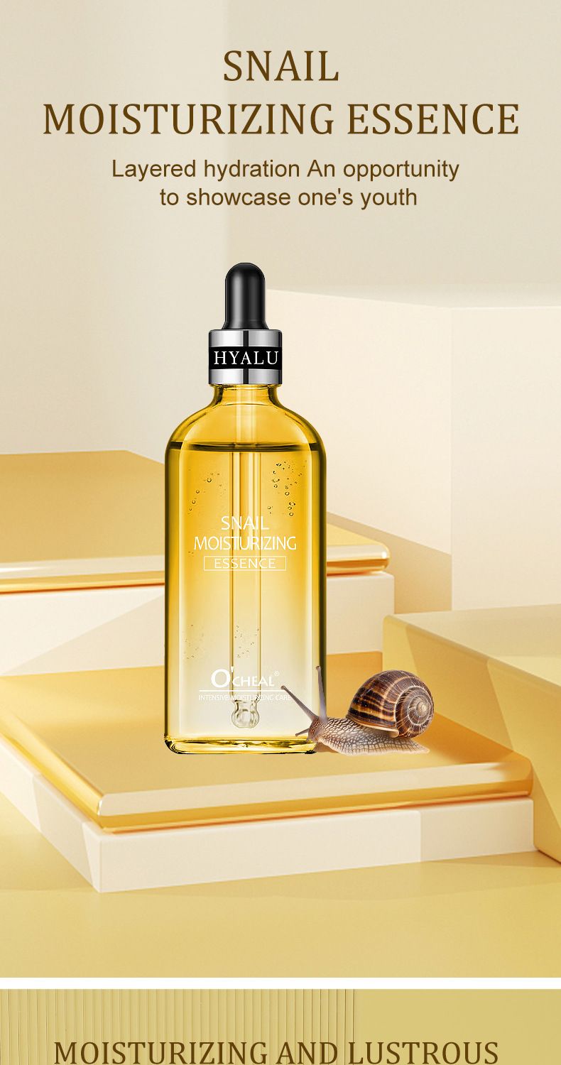 OCHEAL Snail Stock Solution 100g Latte idratante nutriente e luminoso Prodotto per la cura della pelle Lozione idratante a lunga durata e non grassa_voghion.com