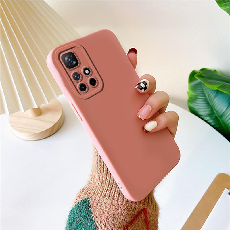 Funda de silicona para proteger los LED de la cámara para Xiaomi Redmi Note 11 10 Pro 10T 9T 8 Redmi 10 K40 K30 9A 9C 10X Funda para teléfono S_voghion.com