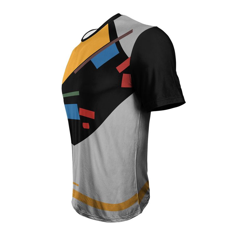 2025 Modern Mens Graphic T Shirt Stripe Geometry Design Summer Streetwear Short Sleeve Tee Hipster Harajuku Style Breathable Cot_voghion.com