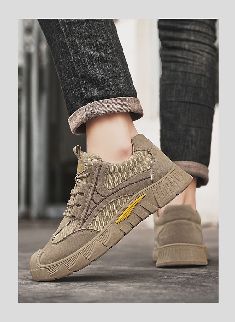 Arbeitsversicherungsschuhe Herrenschuhe Baustellenarbeit Rutschfeste, verschleißfeste Sportschuhe Freizeitschuhe für Werkzeugarbeiten Bergsteigerschuhe_voghion.com