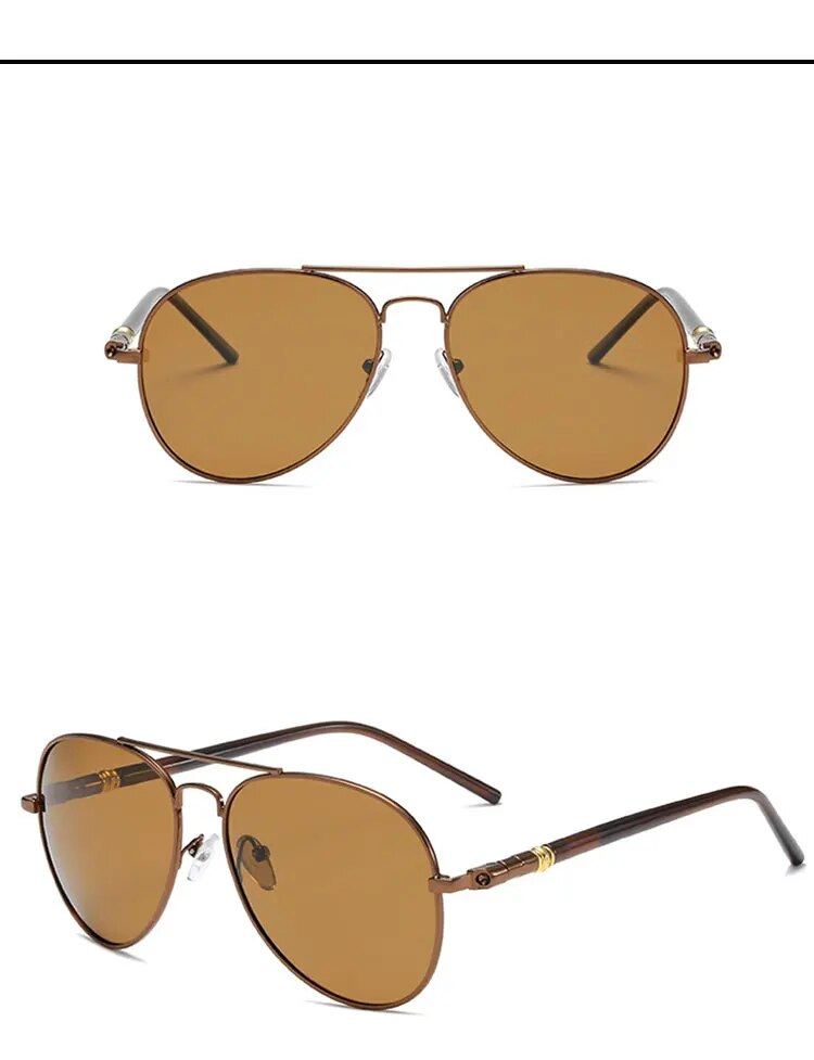 KUMARRY  Pilot Photochromic Sunglasses Men Fishing Driving Brand Designer Polarized Sunglass For Men‘s oculos UV400_voghion.com
