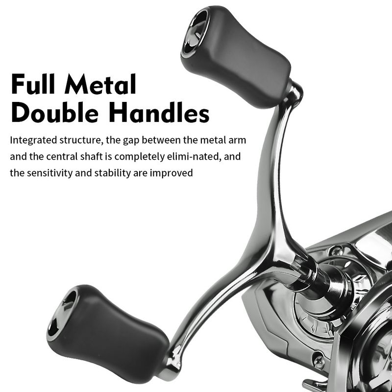 Double Crank Arm Metal Spinning Slant Mouth Shallow Cup Lure Micro Long Casting Raft Fishing Line Reel_voghion.com