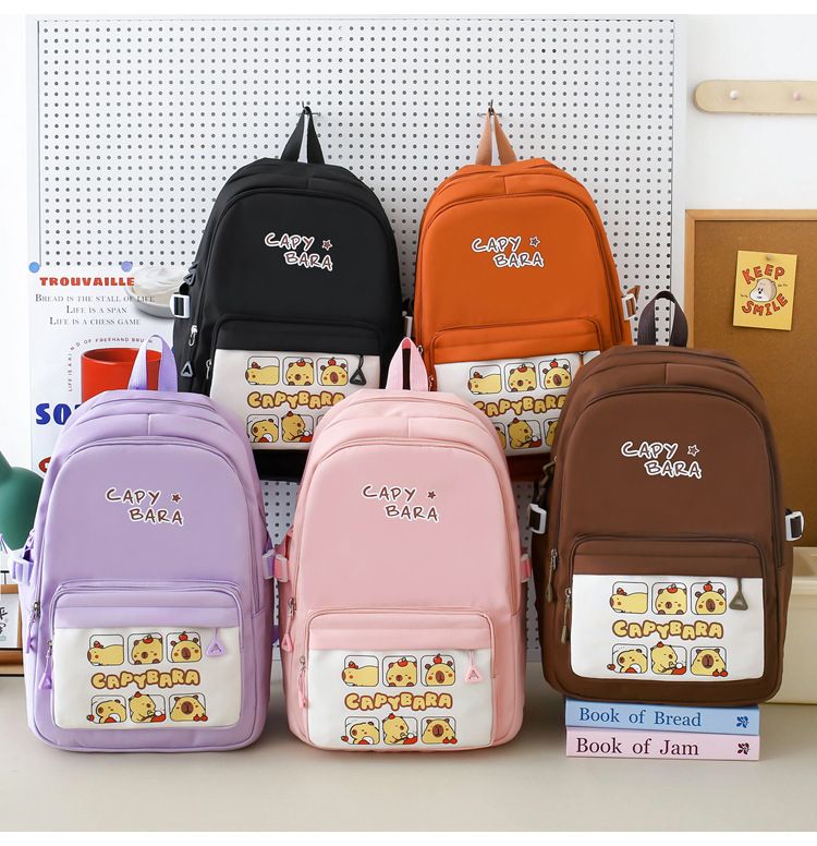 Kids Backpacks Four Piece Set Student Cute Cartoon Backpack Multifunctional Backpack Women's Lunch Bag Tutoring Bag Primary And Secondary Schoolbag_voghion.com