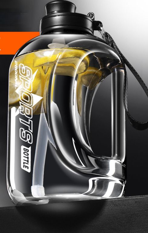 Large Capacity Plastic Summer Sports Fitness Ton Bucket Bottle Men Outdoor Portable High Temperature Resistant Water Cup_voghion.com